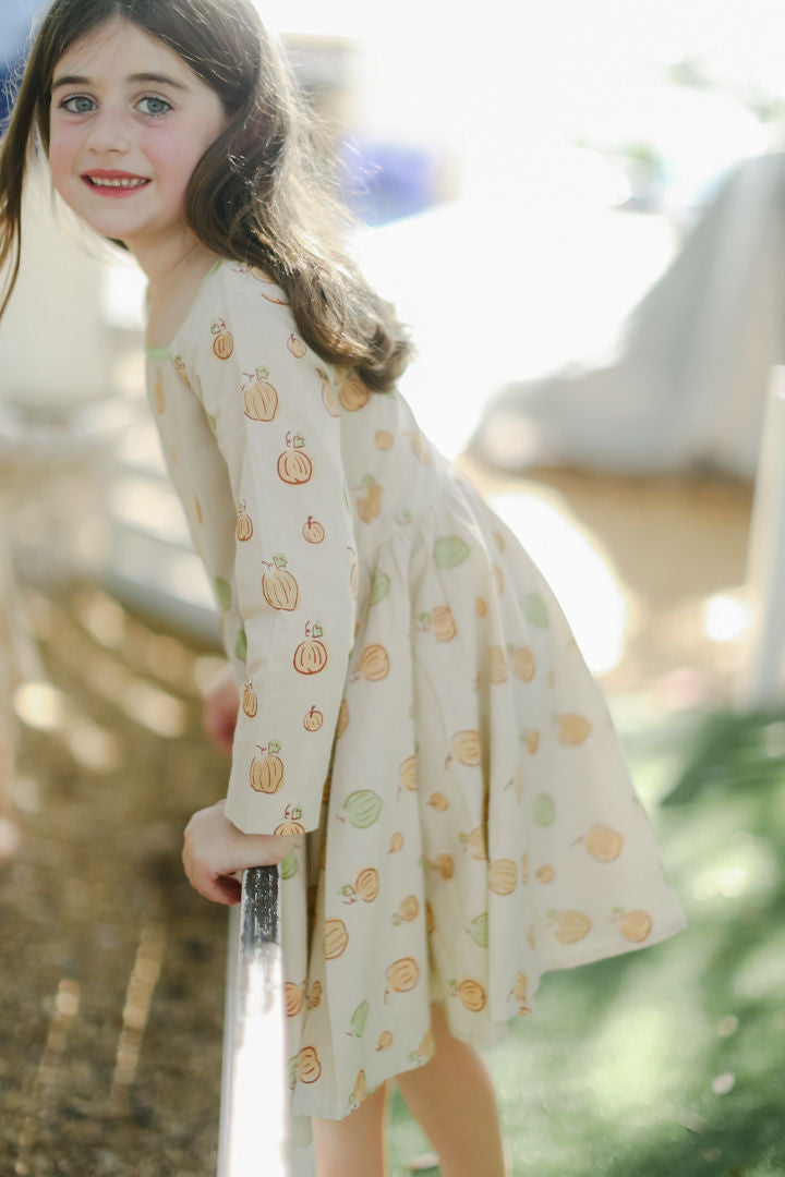 Flutter Dress - Heirloom Pumpkin