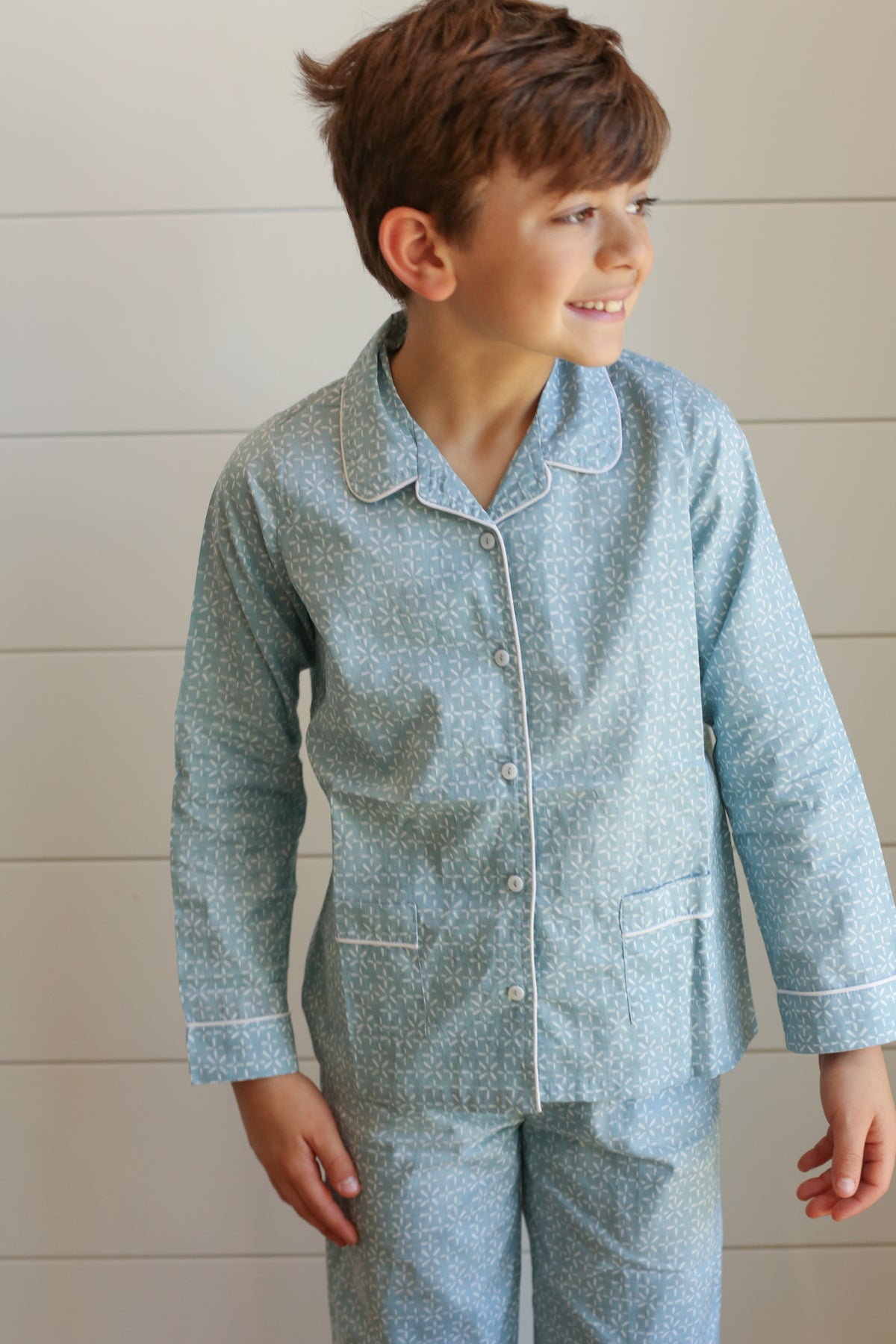 Kid's Classic Pajama Set - Snowflake Stitch