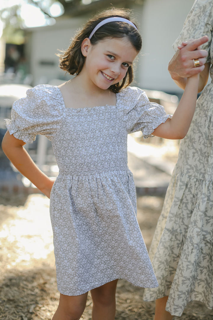 Lily Dress - Petite Leaves